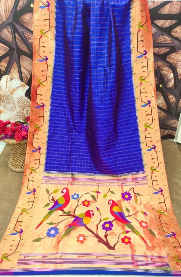 peacock & parrot border