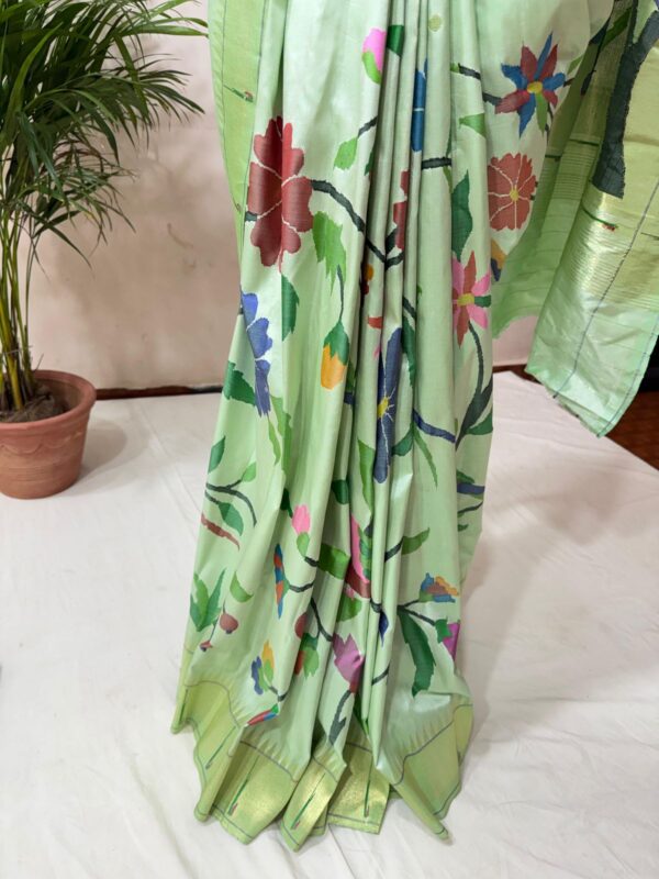 Half Allover Paithani - Image 3