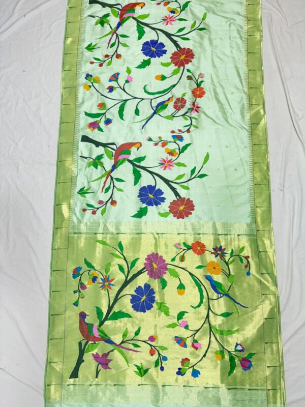 Half Allover Paithani - Image 5