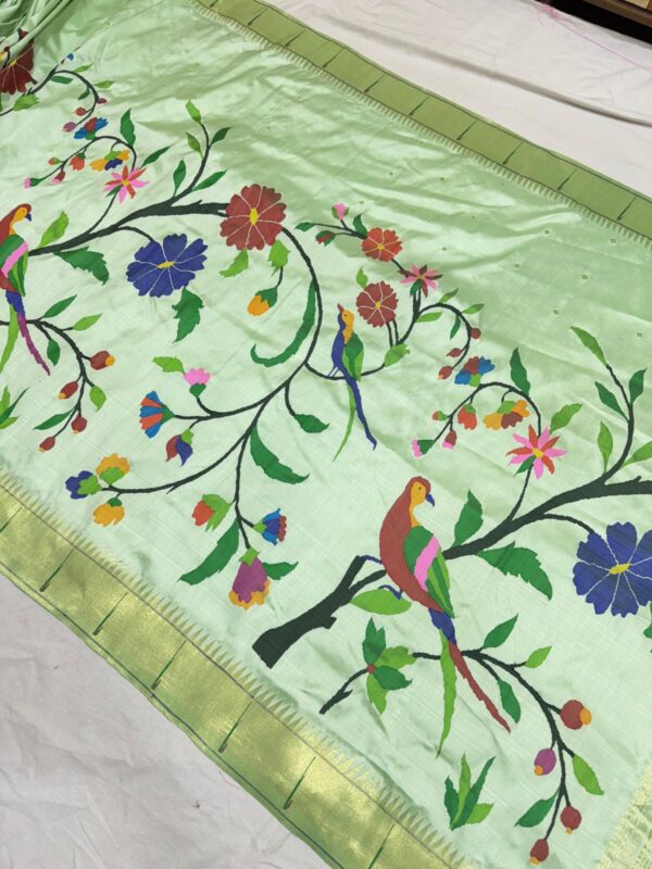 Half Allover Paithani - Image 6