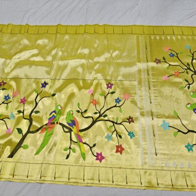Half all-over paithani saree