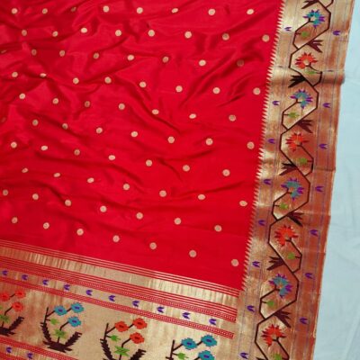Aaswali border paithani saree