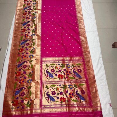 Half all-over paithani